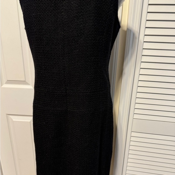 Yves Cossette Depeche Mode Wool Blend Textured Button Shift Dress size 8 - Picture 8 of 14